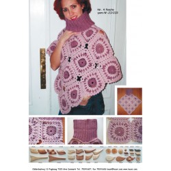 KP-04 Knitting pattern Poncho